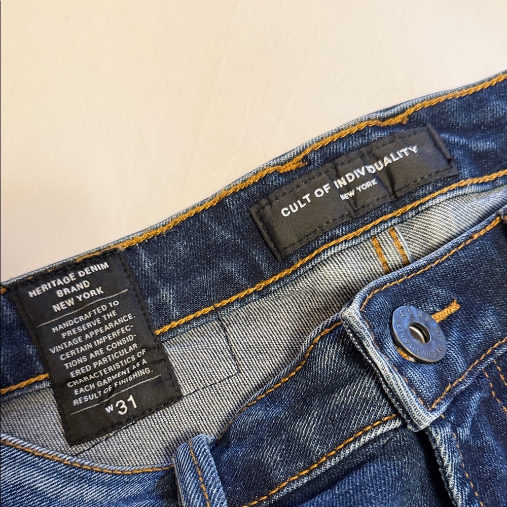 Cult of Individuality Blue Denim Jeans - Picture 2 of 6